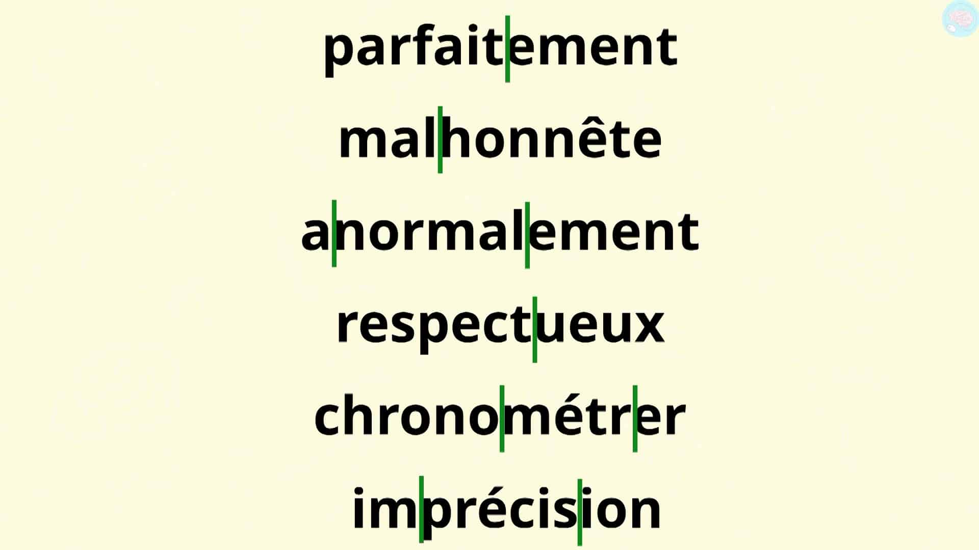 Préfixe et suffixe pour CM1 CM2 Maître Lucas