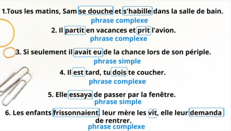 Les Phrases Simples Et Complexes, Les Identifier CM1 CM2 - Maître Lucas