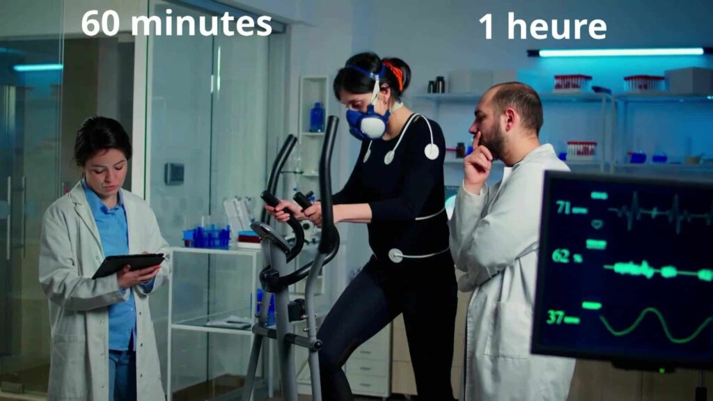 60 minute ou 1 heure d'activité physique régulière par jour