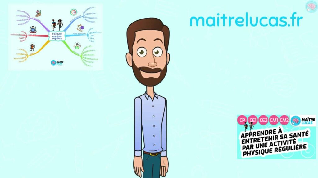 Outro et carte mentale activité physique régulière CP CE1 CE2 CM1 CM2
