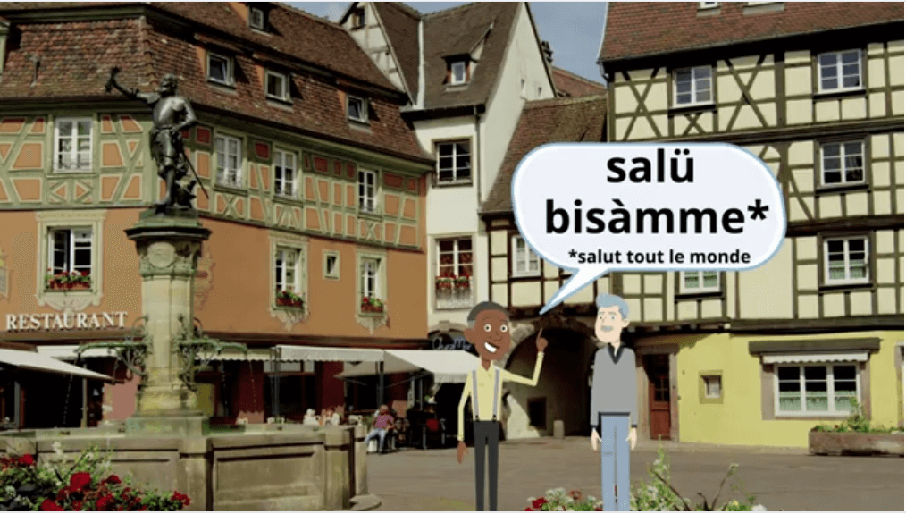 L'alsacien langue de la région