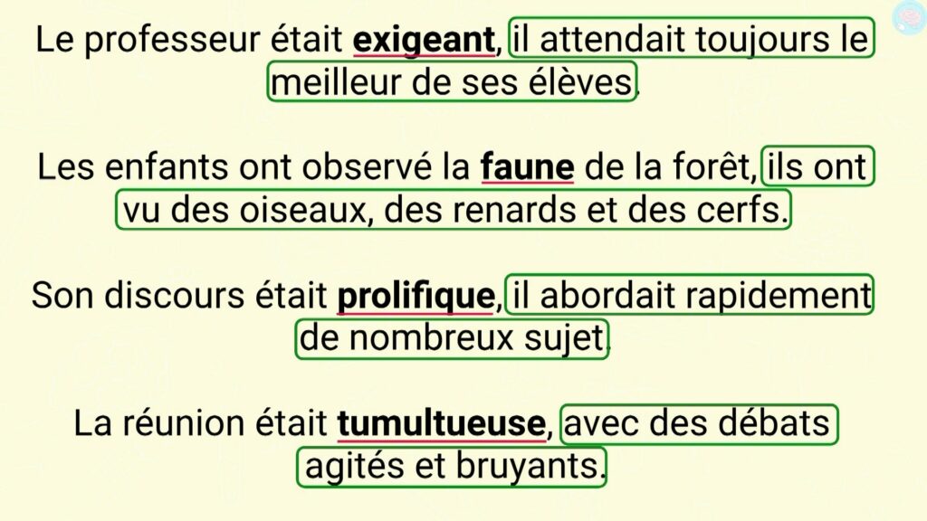 Exercices Comprendre un mot inconnu grâce au contexte CM1 CM2