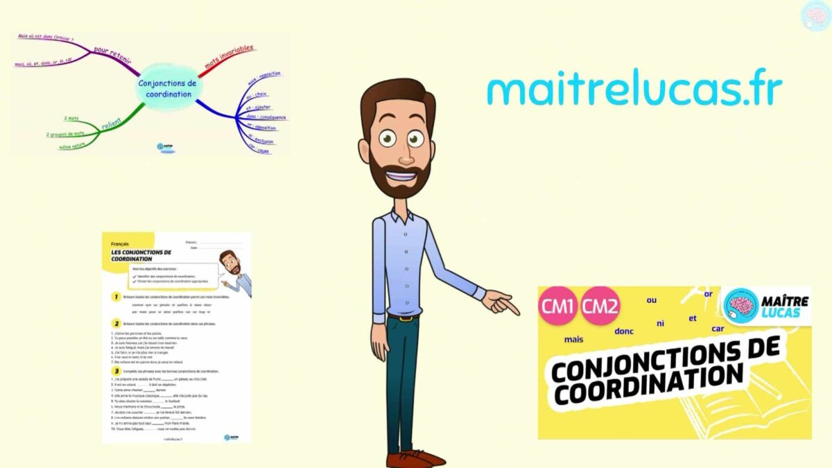 Les Conjonctions De Coordination Pour CM1 CM2 - Maître Lucas