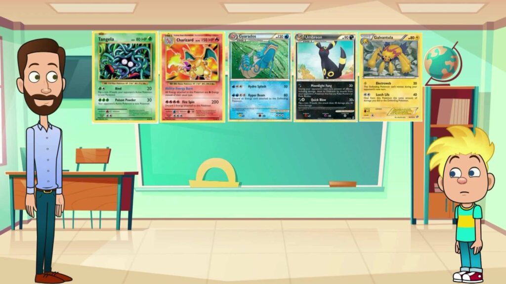 5 cartes Pokemon
