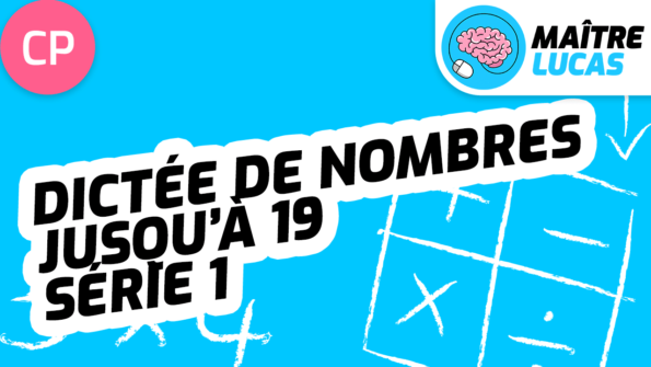 Dictée de nombres jusqu'à 19 série 1