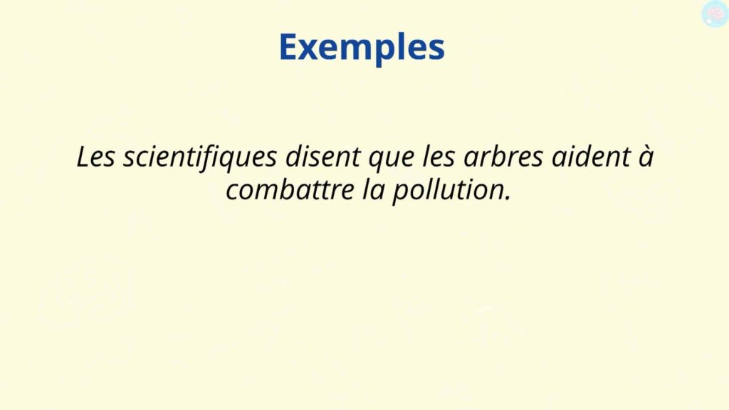 Exemples d'arguments pour convaincre