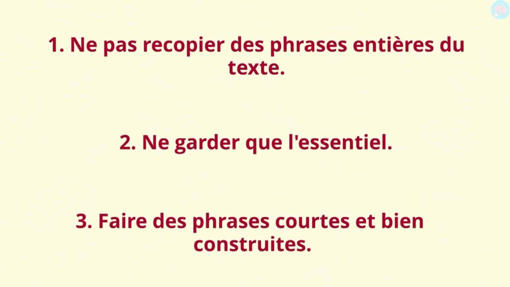 Les choses à faire pour écrire un résumé
