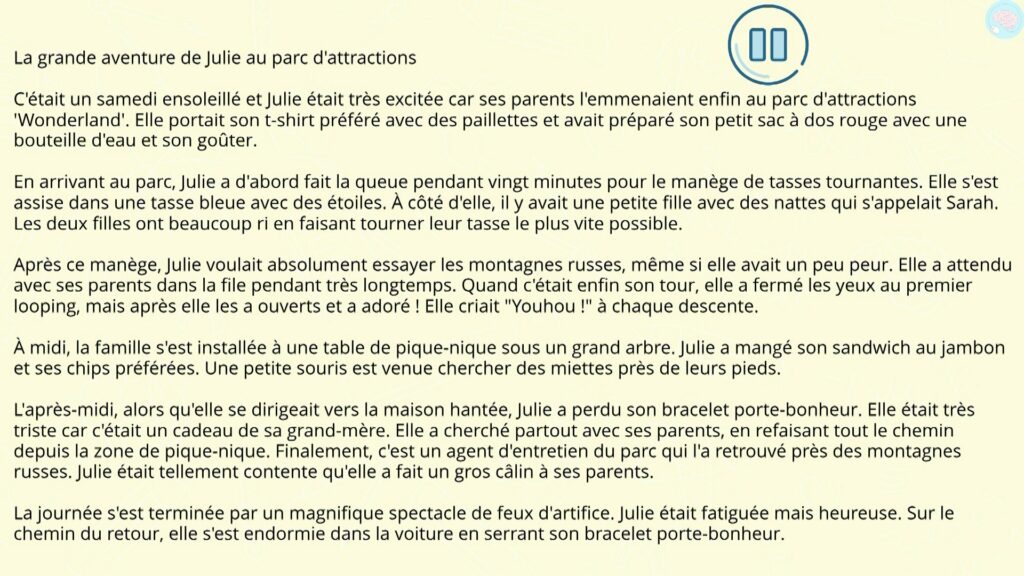 Exemple écrire un résumé CE2 CM1
