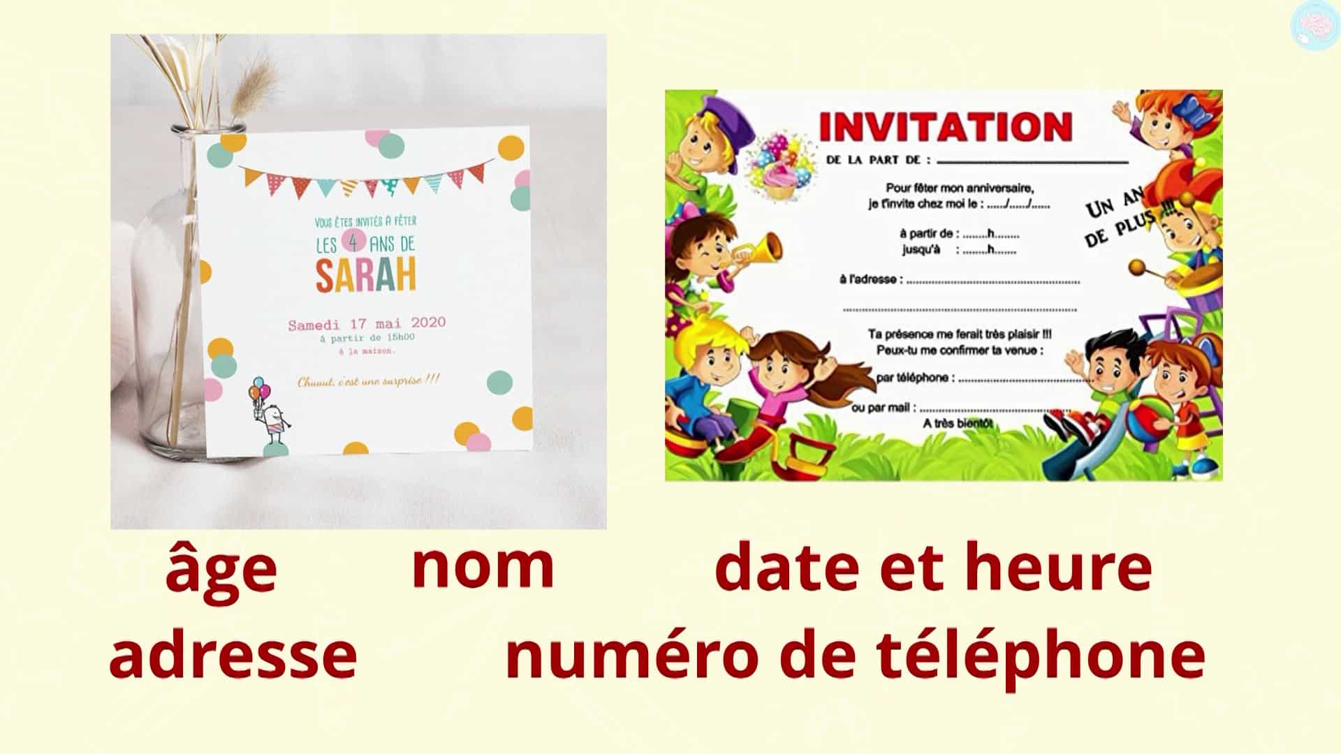 La carte d'anniversaire pour élève en CP et CE1 - Maître Lucas