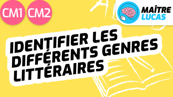 Leçon Identifier les différents genres littéraires CM1 CM2