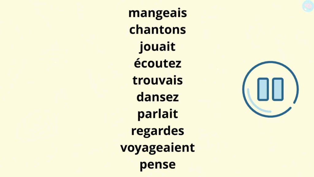 Exercices imparfait des verbes du 1er groupe CE1 CE2