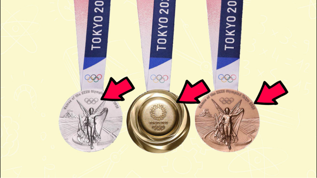 Les médailles or argent bronze