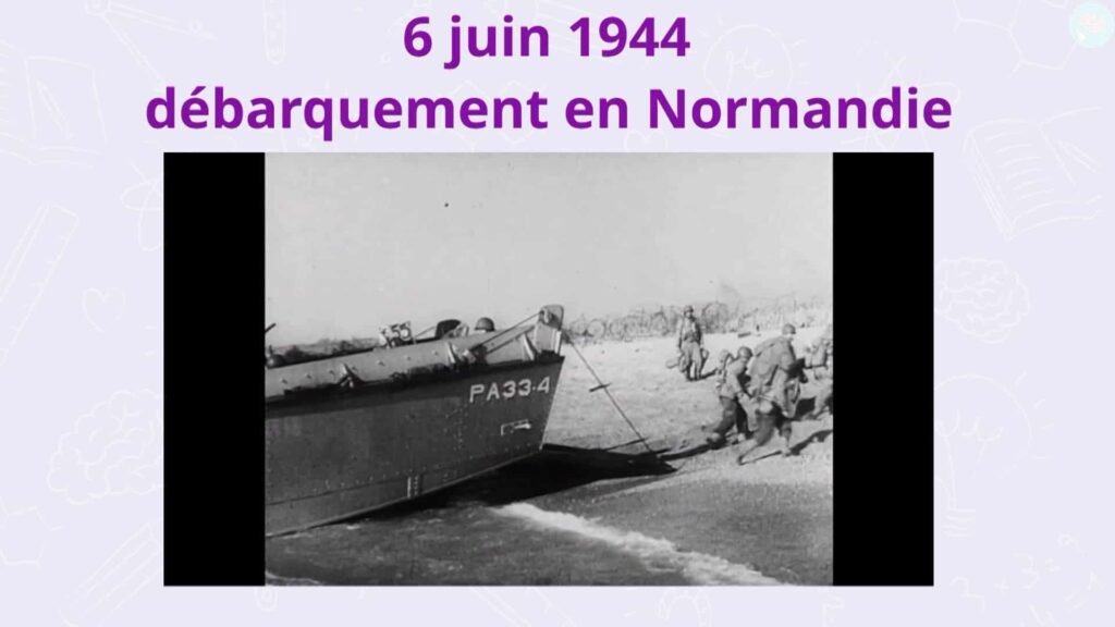 le débarquement du 6 juin 1944