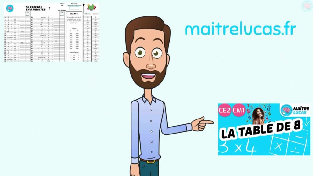 Générateur de calcul de multiplication CE2 CM1