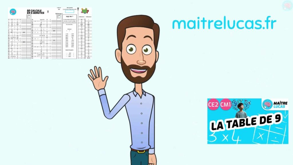 Générateur de calcul de multiplication CE2 CM1