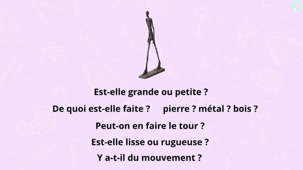 Question sur les sculptures dans l'art moderne