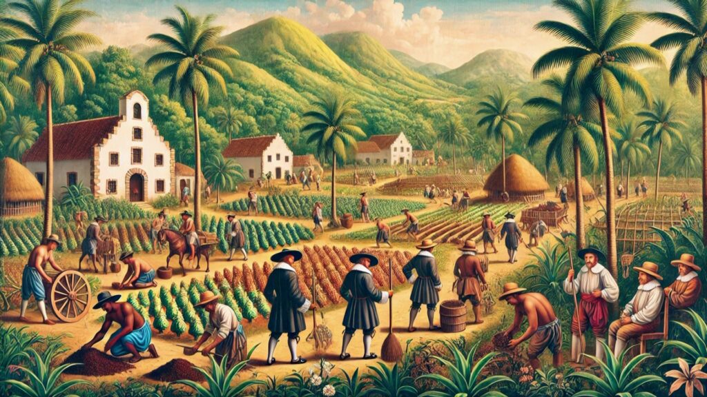 les plantations dans le premier empire colonial CM1 CM2