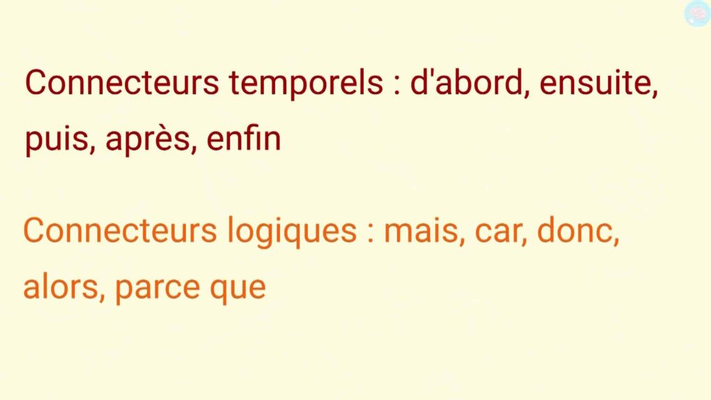 Résumé sur les connecteurs CE2 CM1