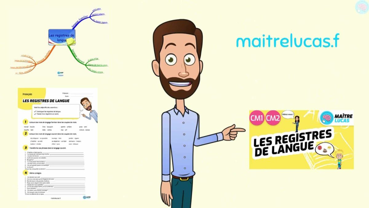 Les Registres De Langue, C'est Quoi ? Pour CM1 CM2 - Maître Lucas