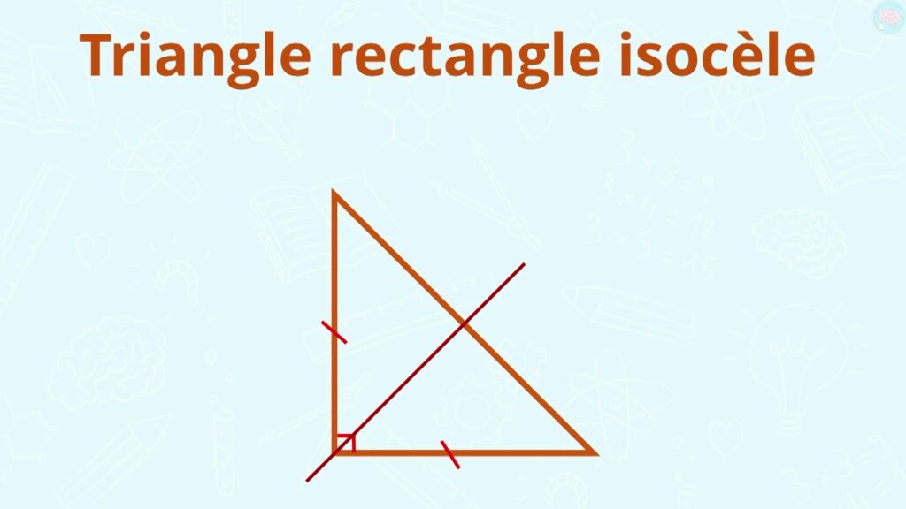 Triangle rectangle isocèle CM1 CM2