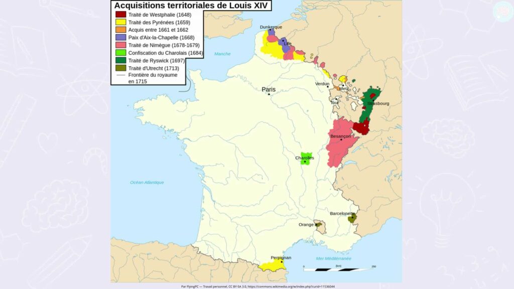 Expansion de la france sous Louis XIV