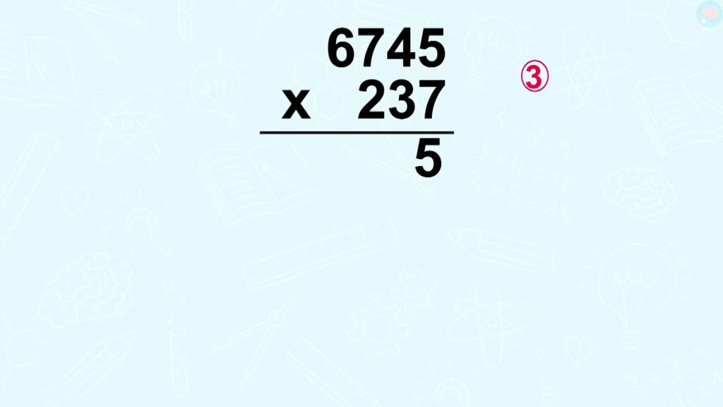 6745 x 237 Multiplications posées à 3 chiffres CM1 CM2
