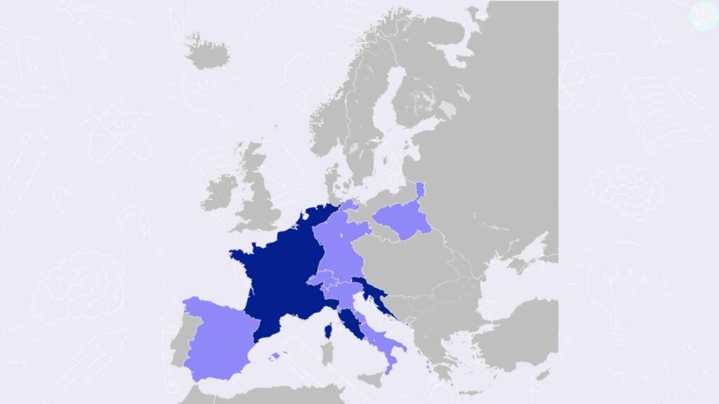 L'europe de Napoléon CM1 CM2