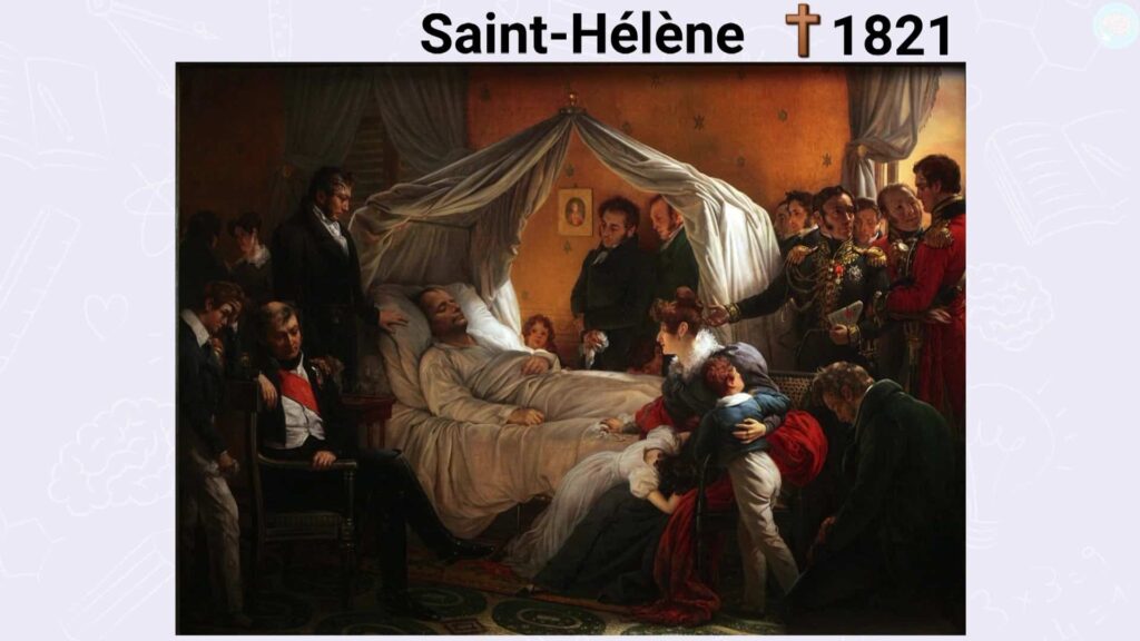 La mort de Napoléon à Saint-Hélène