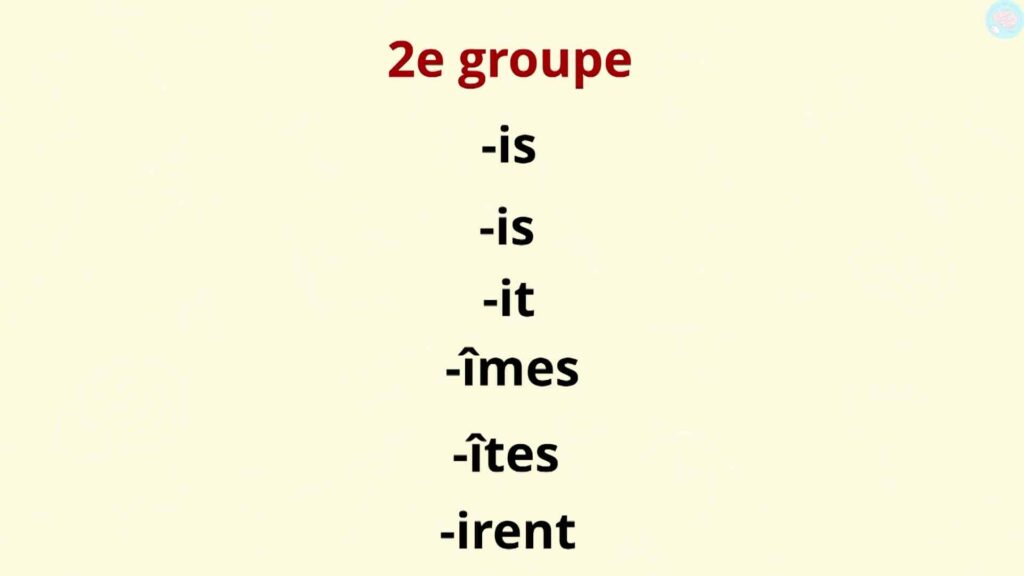 La conjugaison des verbes du 2e groupe au passé simple CM1 CM2