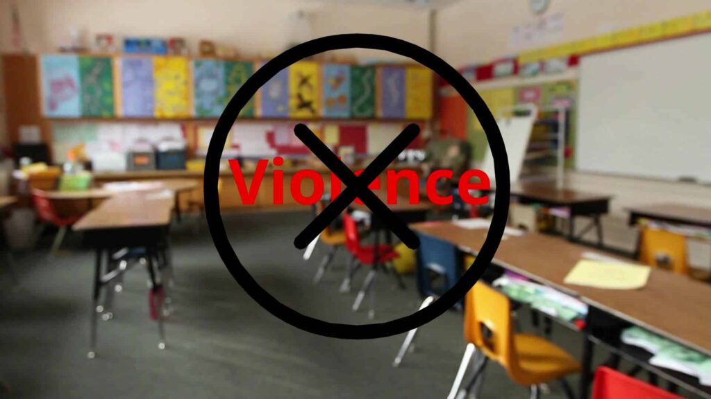 La violence est interdite en classe