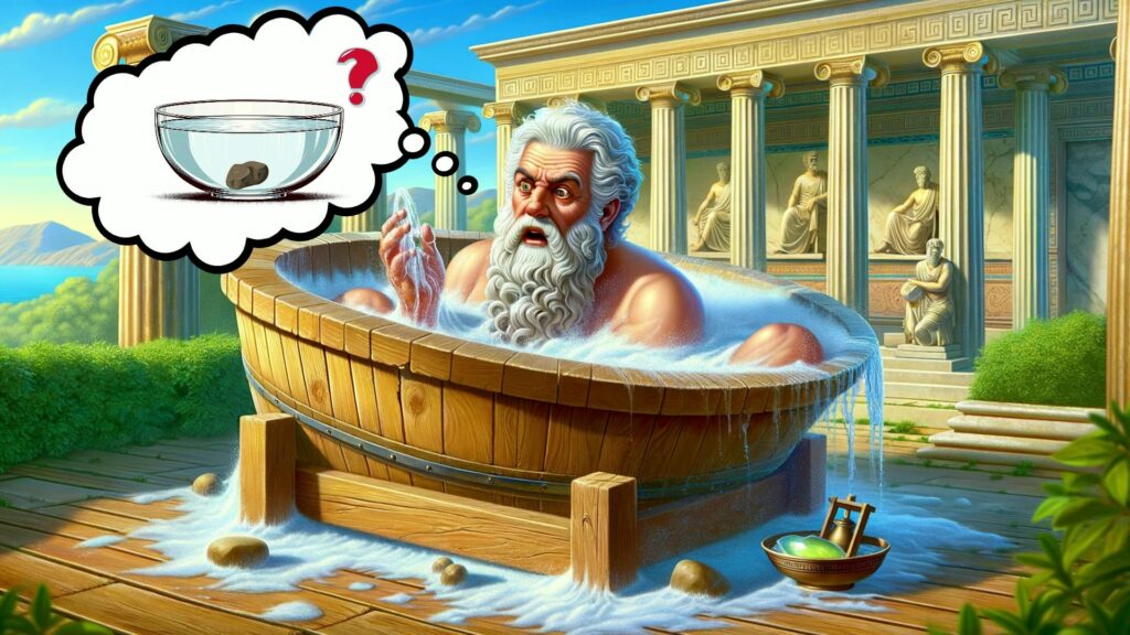 Archimède et les objets qui flottent ou coulent