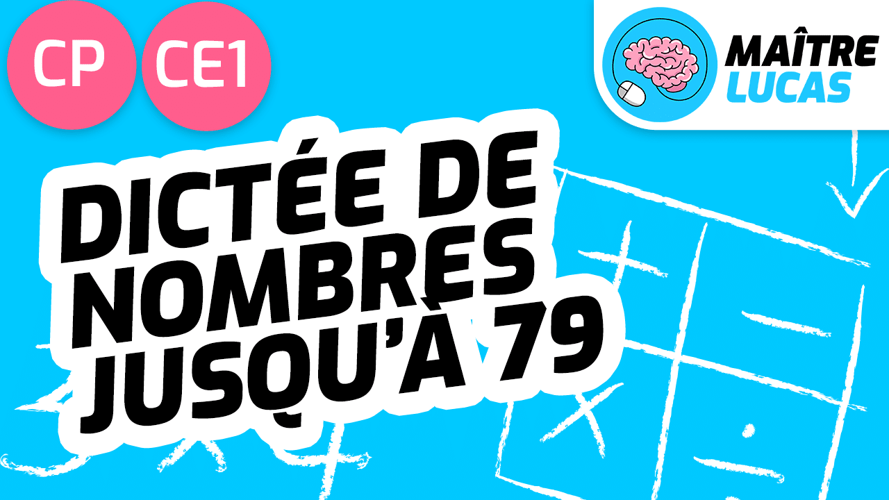 Leçon dictée de nombres 79 CP CE1