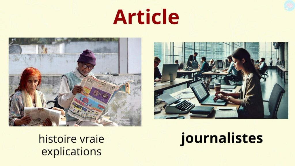 C'est quoi un article de journal ?