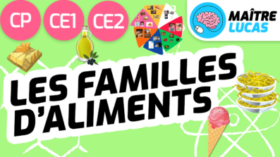 Leçon Les 7 familles d'aliments CE1 CE2 CP