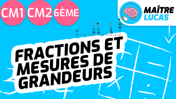 Leçon Fractions et mesures de grandeurs CM1 CM2