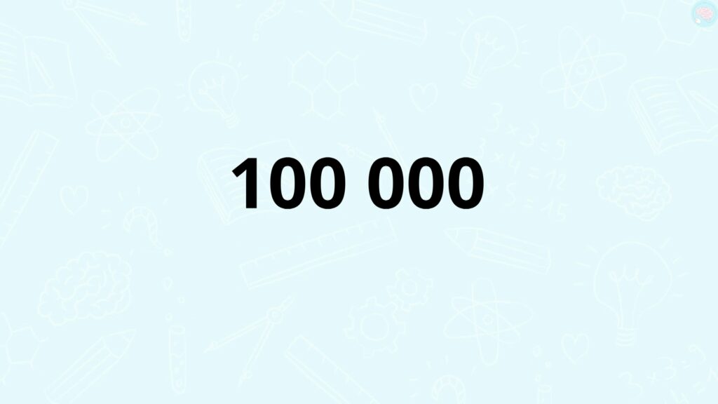 Les nombres jusqu'à 100 000