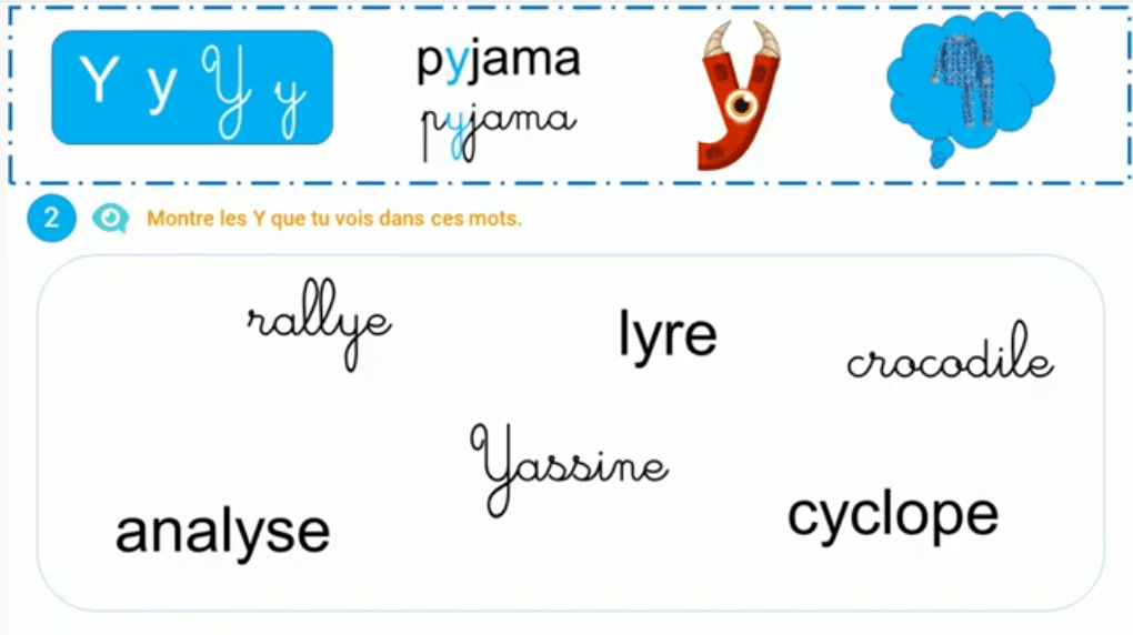 Le son [i] avec le y l