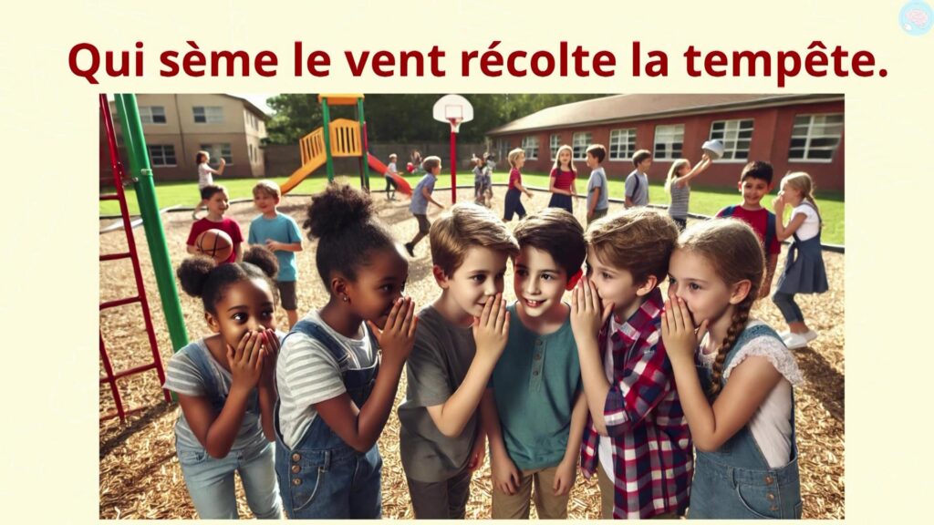 Morale qui sème le vent récolte la tempête