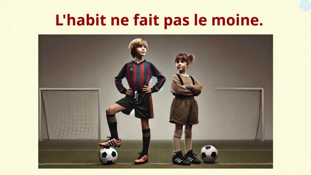 proverbe l'habit ne fait pas le moine