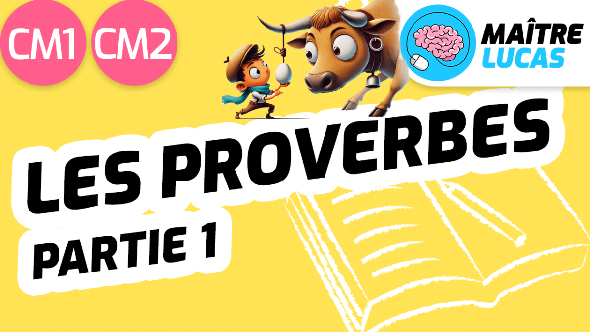 Leçon les proverbes français CM1 CM2