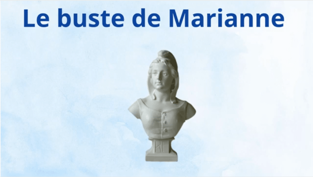 Le buste de Marianne est l'un des symboles de la République