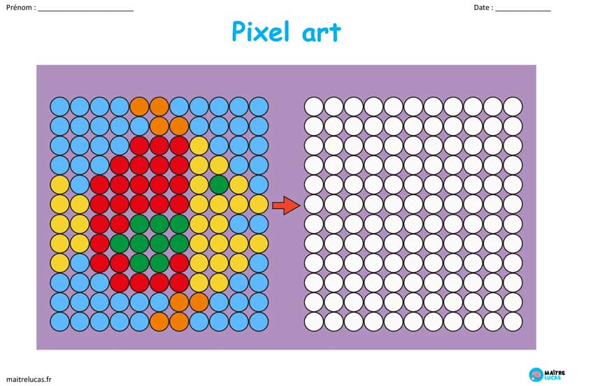 Pixel Art Poisson
