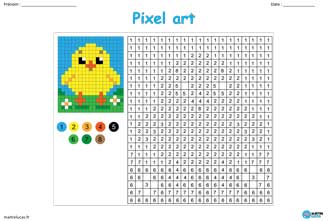 Pixel Art Poussin