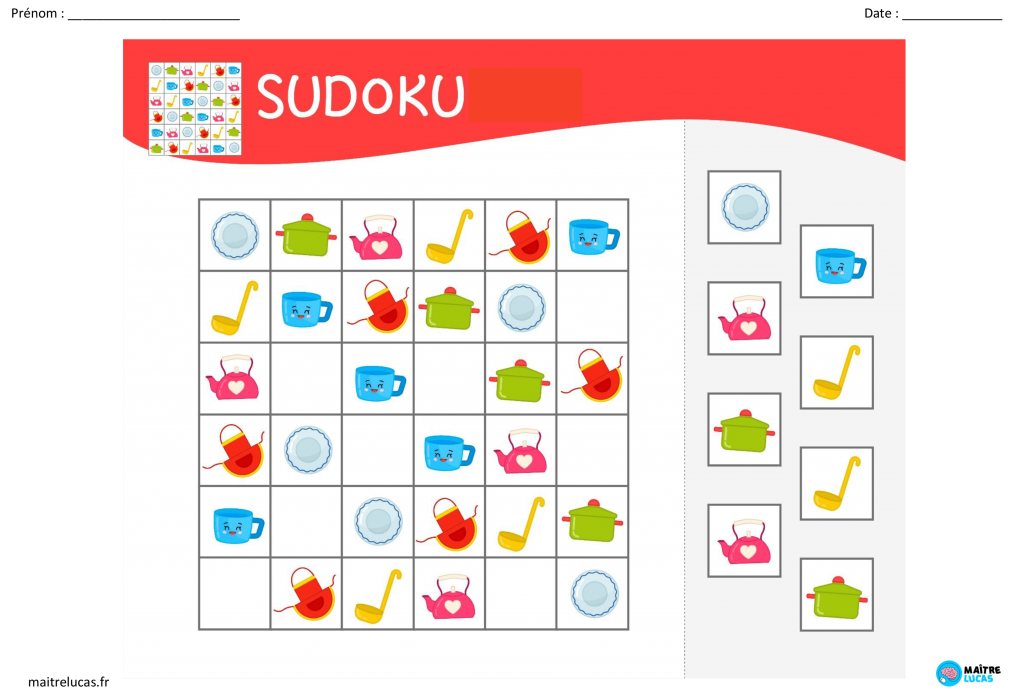 Sudoku cp enfant