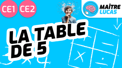 Leçon la table de 5 CE1 CE2