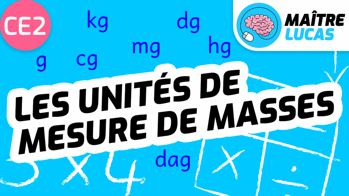 Leçon unités de mesure de masses CE2